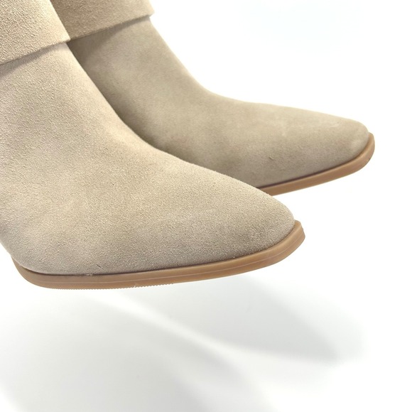 Open Edit Size 6.5 Taupe Suede Western Ankle Boots NEW Booties $130 Enzo Women's - Picture 13 of 16